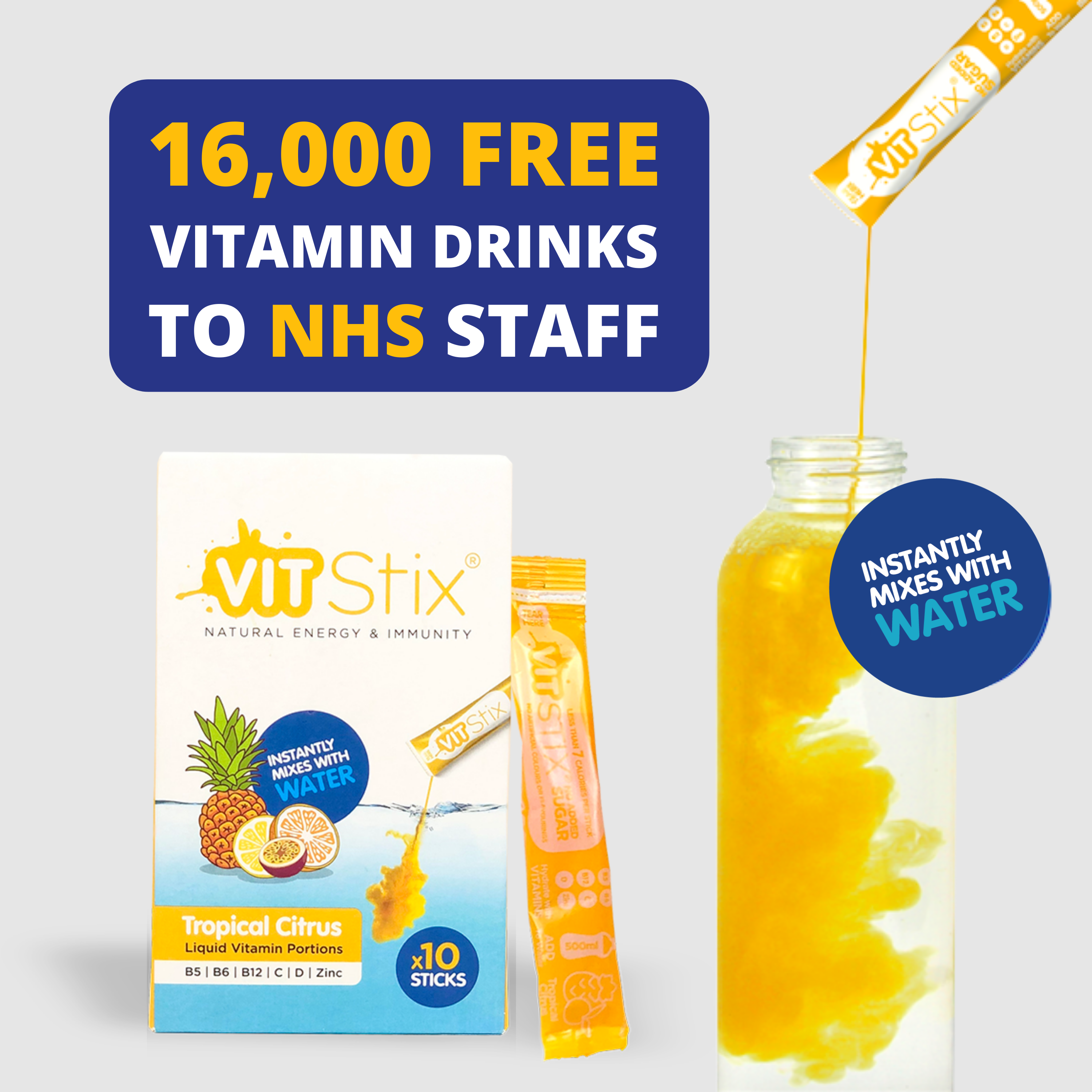 16,000 Free Vitamin Drinks For NHS Staff Press Room