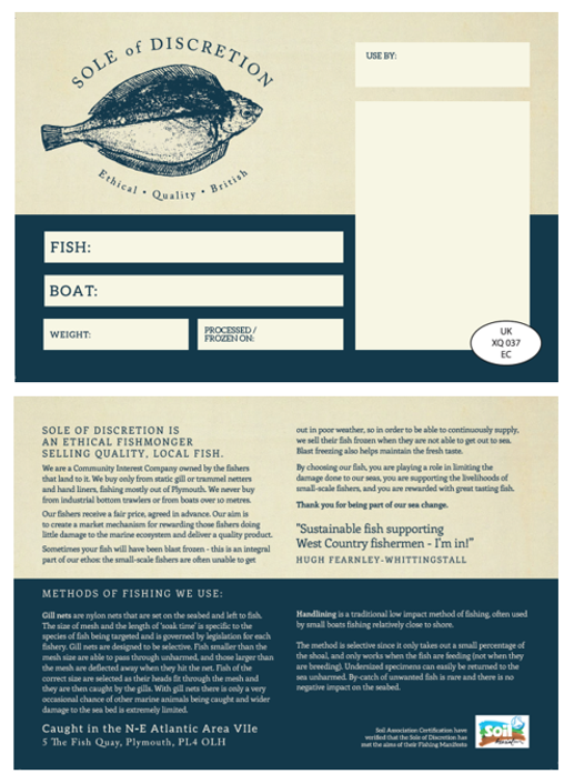 Sole of Discretion Your Ethical Fishmonger Press Room